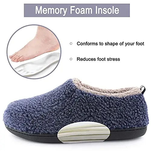 RockDove Pantofole Uomo Blu 3665929 miniatura 3