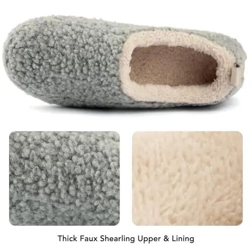 RockDove Women's Nomad Slipper con Memory Foam, Grigio Chiaro, 39/40 EU miniatura 3