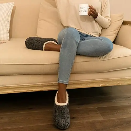 RockDove Women's Nomad Slipper con Memory Foam, Grigio Scuro, 39/40 EU miniatura 2