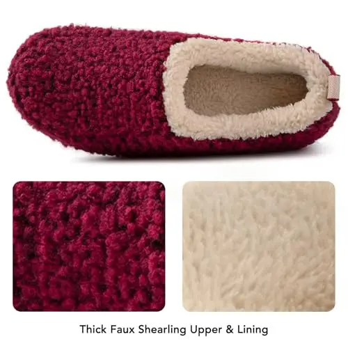 RockDove Women's Nomad Slipper con Memory Foam, Rosso, 37.5/38.5 EU miniatura 3