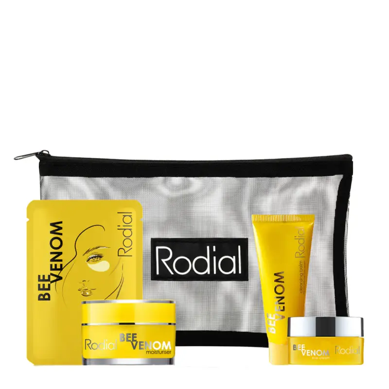 Little Luxuries Kit Set Rodial veleno d'api, idratante, crema, per il viso, 15 ml + balsamo detergente, per il viso, 20 ml + crema per gli occhi, 5 m