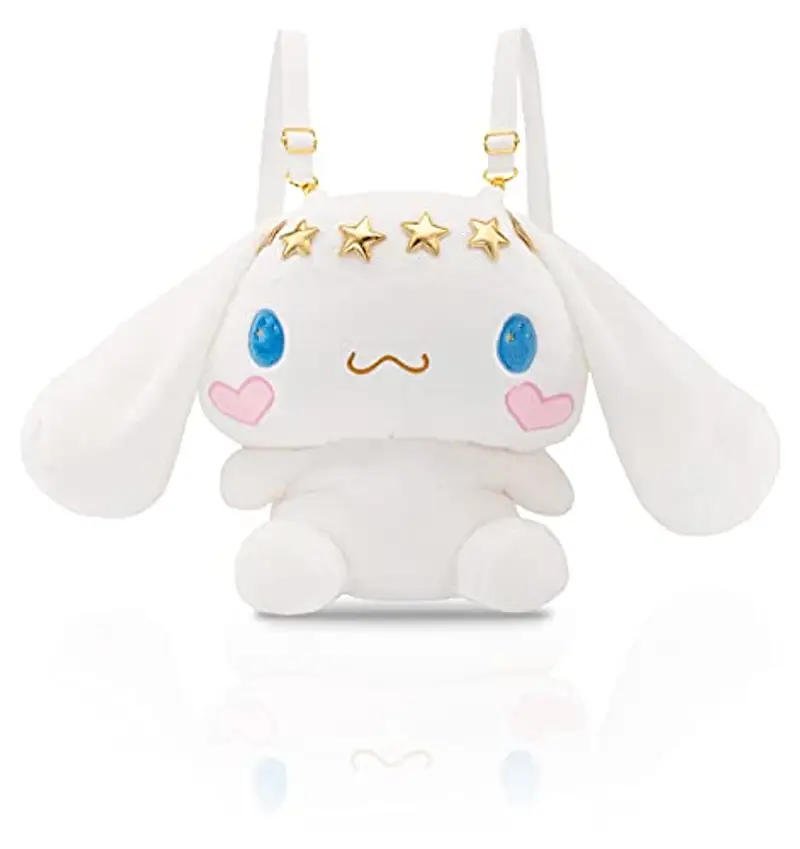 Roffatide Anime Cartoon Cute Cinnamoroll Cane Peluche Bambola Zaino Kawaii Lolita JK Ragazze Borsa Regali Di Compleanno