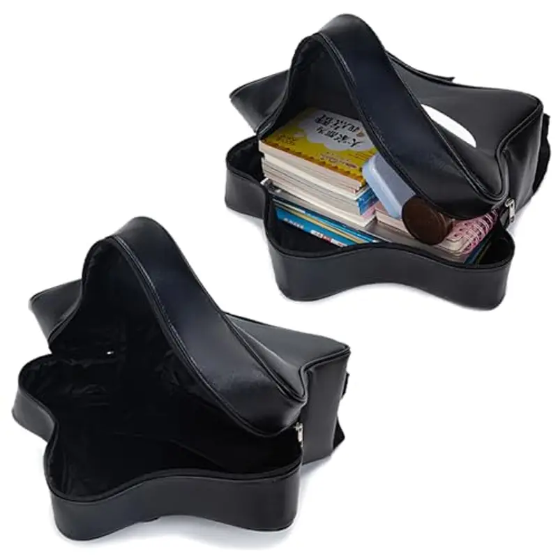 Roffatide Anime Cartoon Peluche Doll Zaino Kawaii Lolita JK Ragazze Borsa Regali di Compleanno, Kuromi ( L ), Taglia miniatura 3