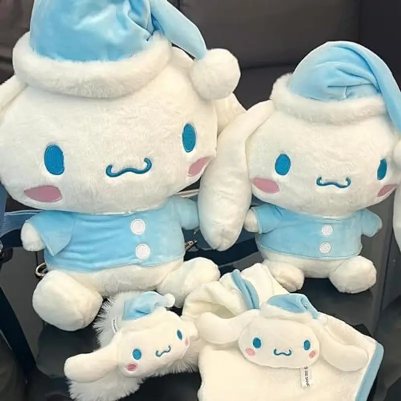 Roffatide Big Ear Dog Sweet Dream Goodnight Series soffice Zaino Kawaii JK Donna Borsa Regali di Compleanno Blu miniatura 2