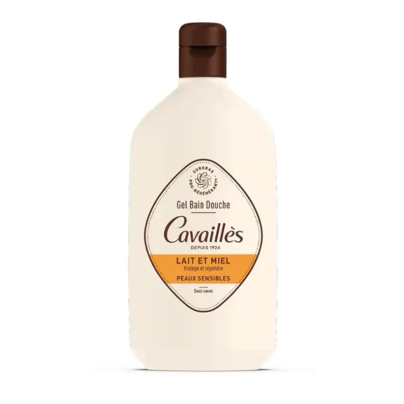 Cavaillès Gel Bagno Doccia - Latte e Miele - Pelli Sensibili 400 ml