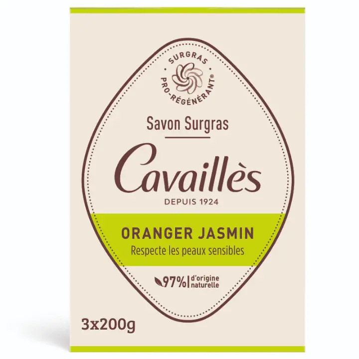 Cavalles Sapone Surgras - Arancio Gelsomino 3x200g
