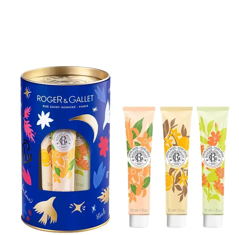 Set Creme Mani Benefiche Neroli + Legno d'Arancia + Osmanthus 3x30ml