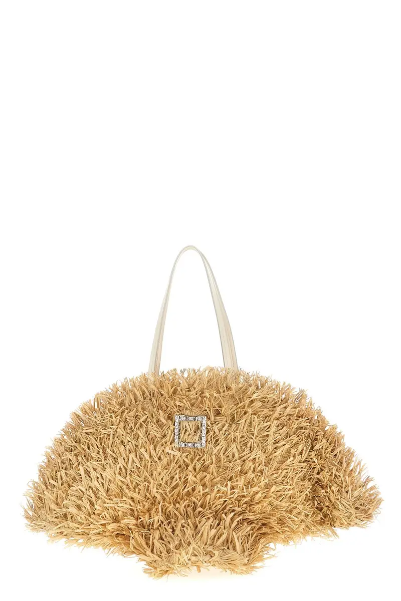 Shopping Tres Vivier Panier Large Beige