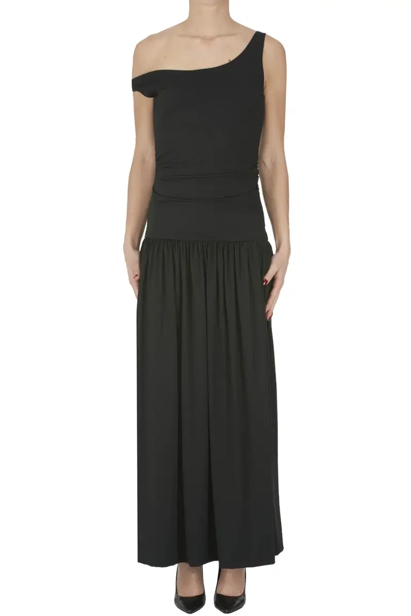 Abito in jersey stretch Nero