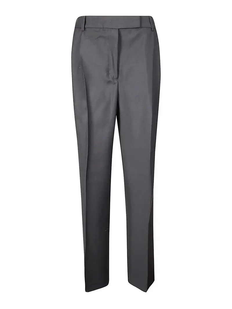 Pantaloni sartoriali a vita media Nero