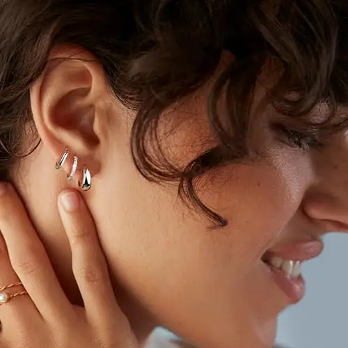 Roheafer Orecchini Donna Bianco 3432033 miniatura 2