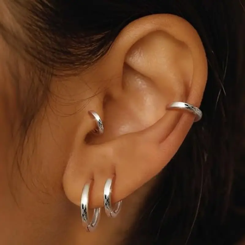 Roheafer Orecchini Donna Bianco 2005839 miniatura 3