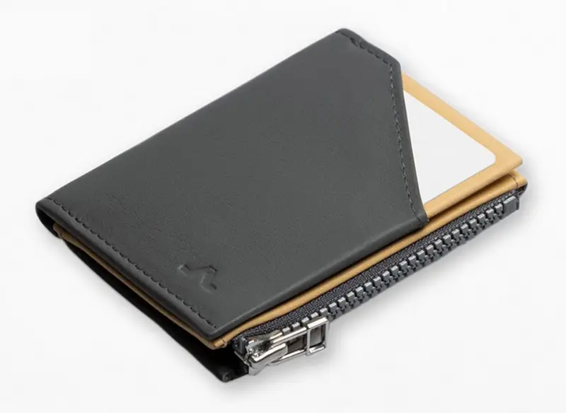 Portafoglio ROIK Zip Coin Grey Canary