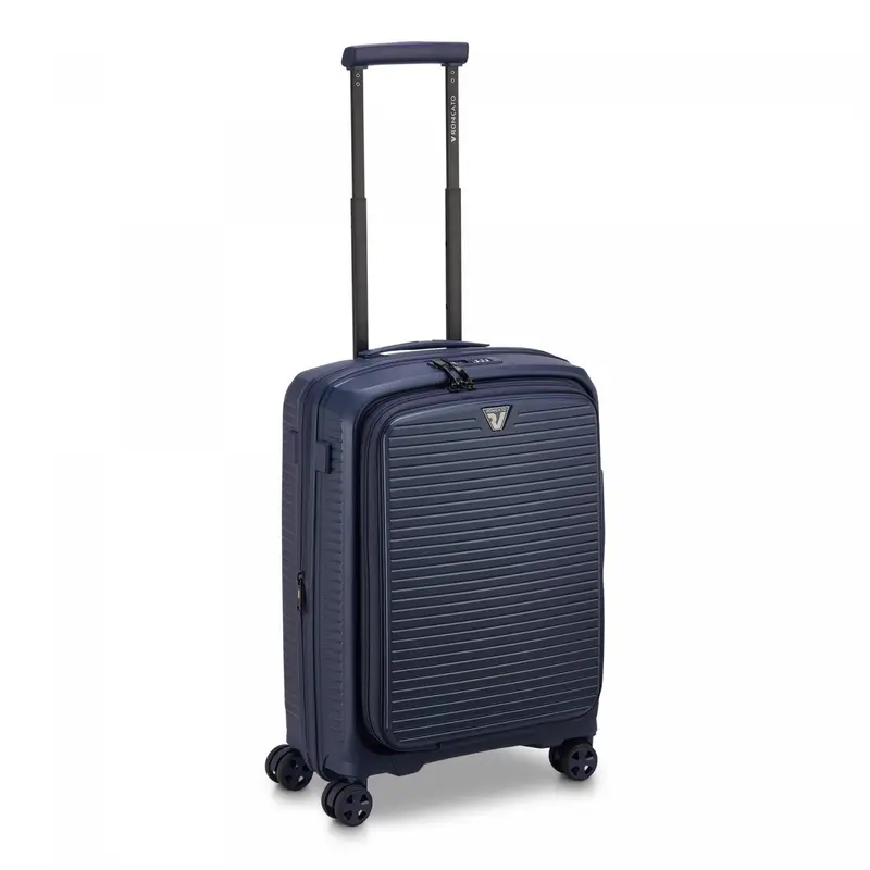 Arcade Dlx Trolley Bagaglio A Mano 55x40x23/27 Cm Espandibile - Blu Notte