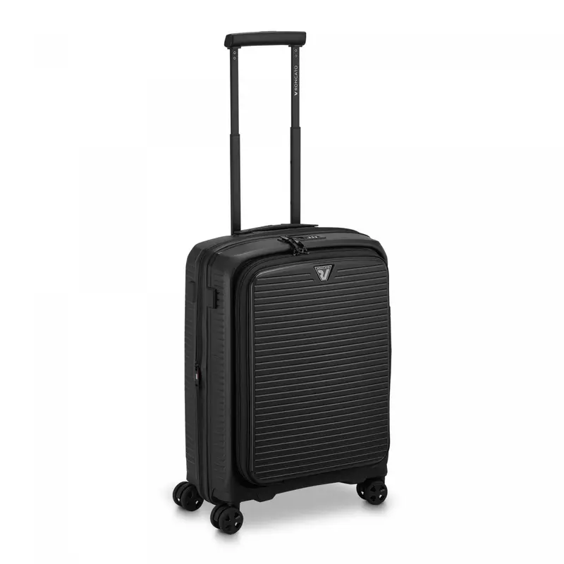 Arcade Dlx Trolley Bagaglio A Mano 55x40x23/27 Cm Espandibile - Nero