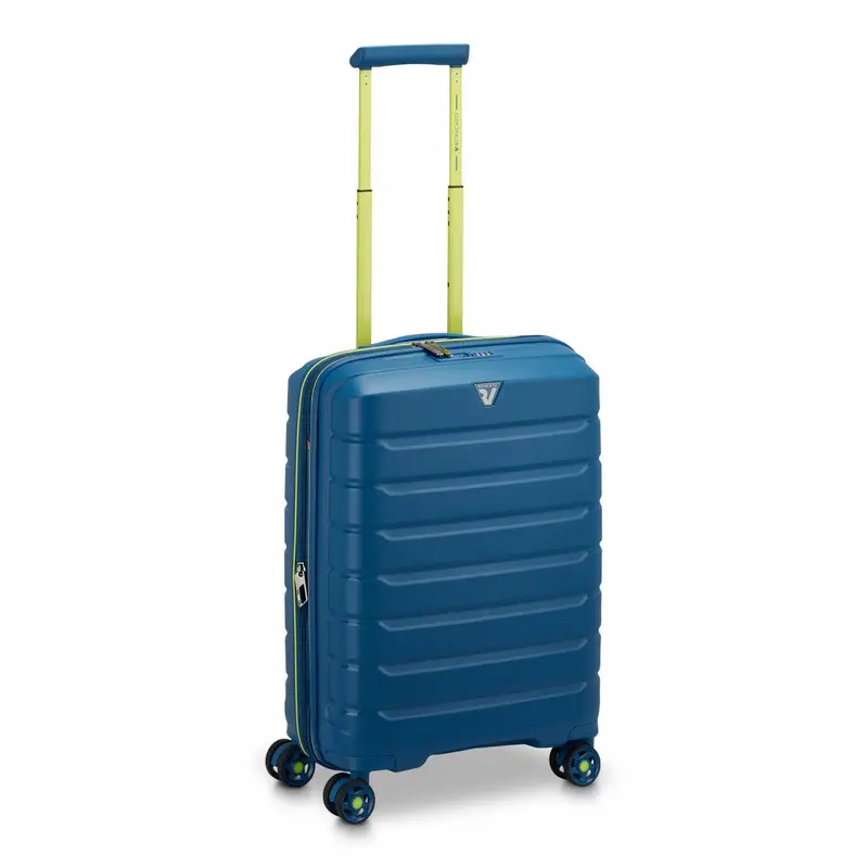 B-flying Move Trolley Bagaglio A Mano 55x40x20/25 Cm Espandibile - Blu Laguna