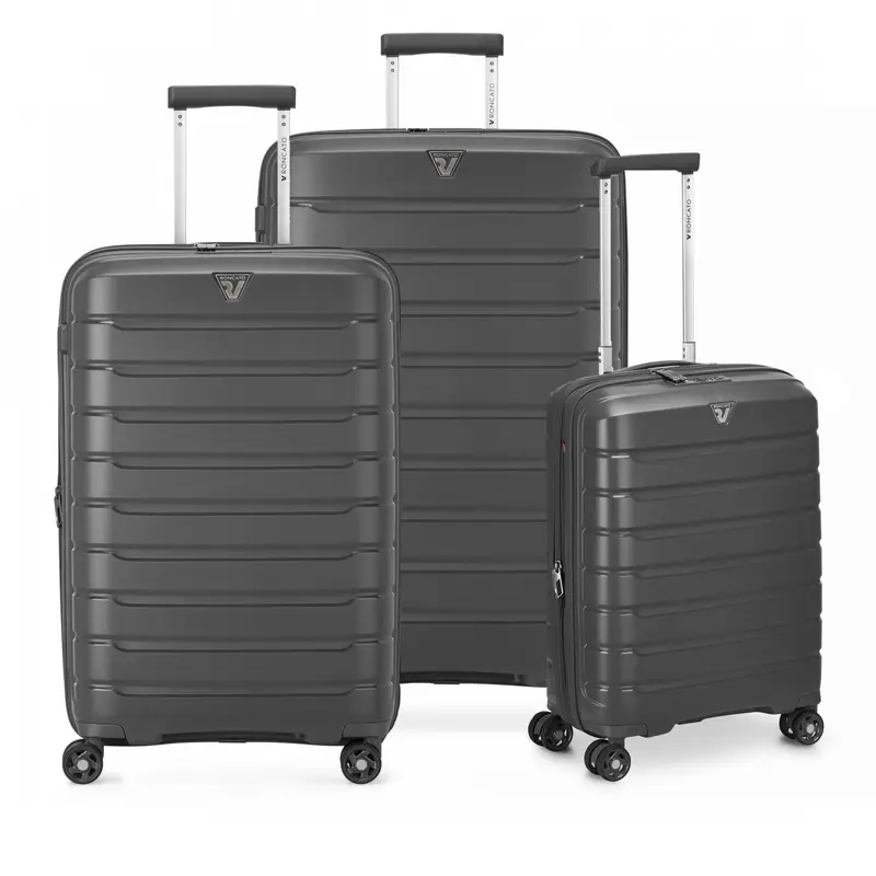 Roncato Set Valigie B-flying Antracite - Tre Trolley