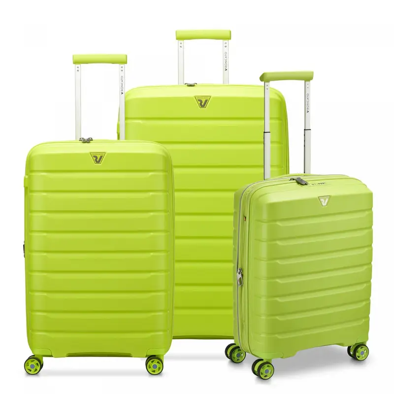 B-flying Set Valigie (grande, Medio, Cabina) - Cyber Lime