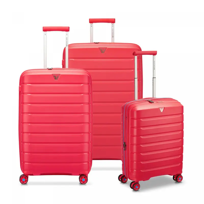 B-flying Set Valigie (grande, Medio, Cabina) - Radiant Red