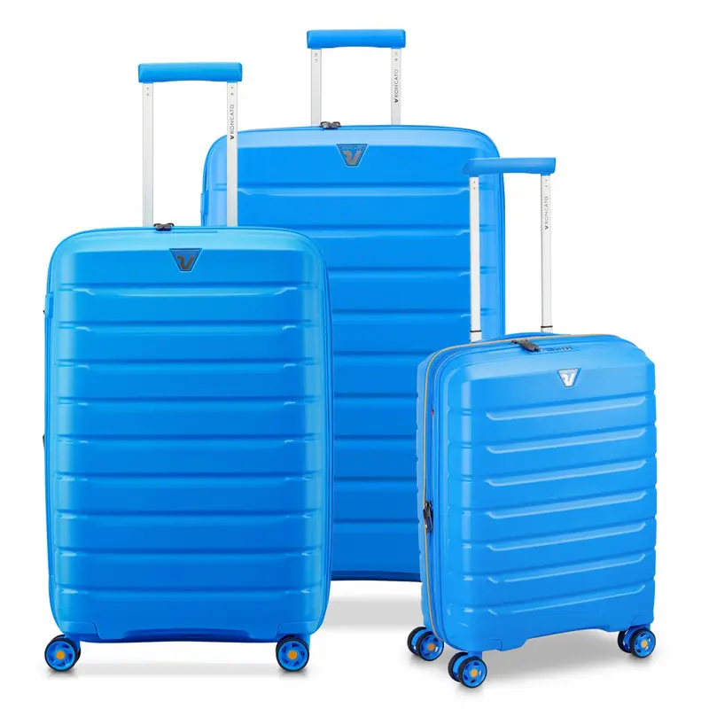 B-flying Set Valigie (grande, Medio, Cabina) - Sky Blue