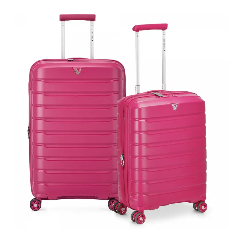 B-flying Set Valigie (medio, Cabina) - Magenta