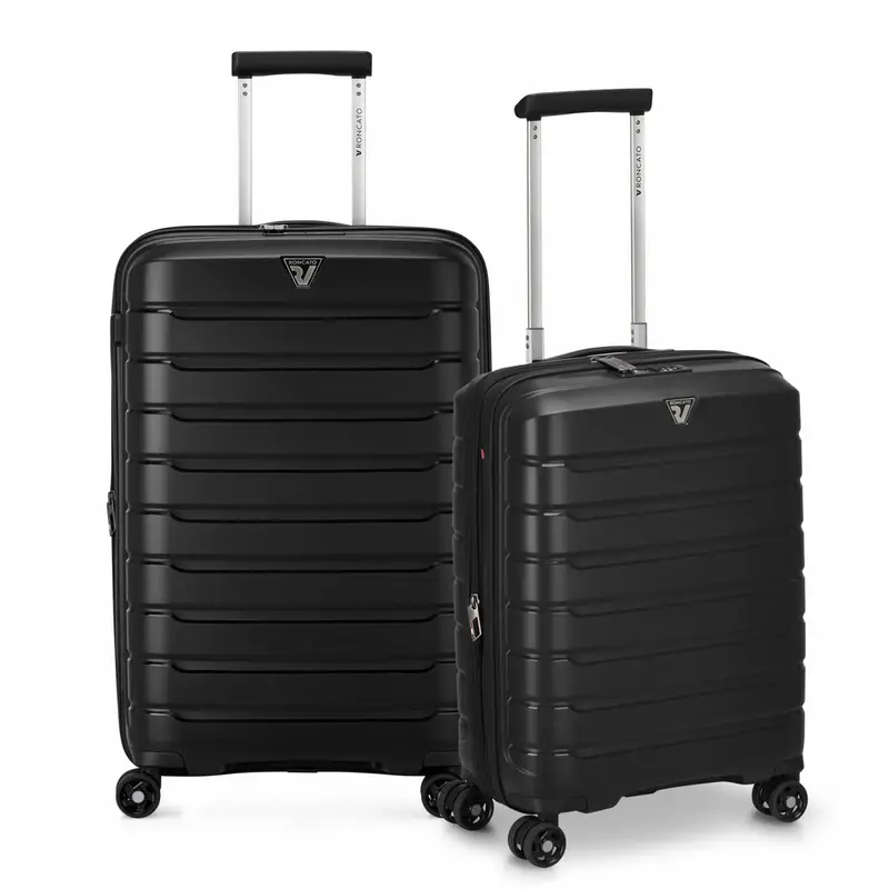 B-flying Set Valigie (medio, Cabina) - Nero