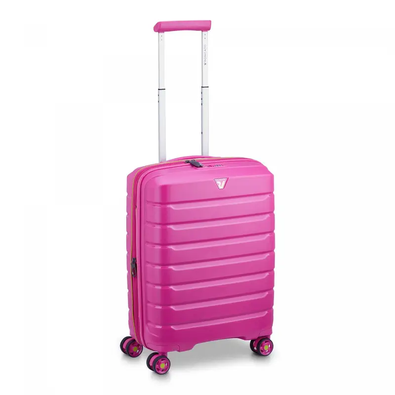 B-flying Trolley Bagaglio A Mano 55x40x20/25 Cm Espandibile - Fucsia
