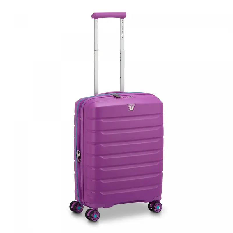 B-flying Trolley Bagaglio A Mano 55x40x20/25 Cm Espandibile - Orchidea