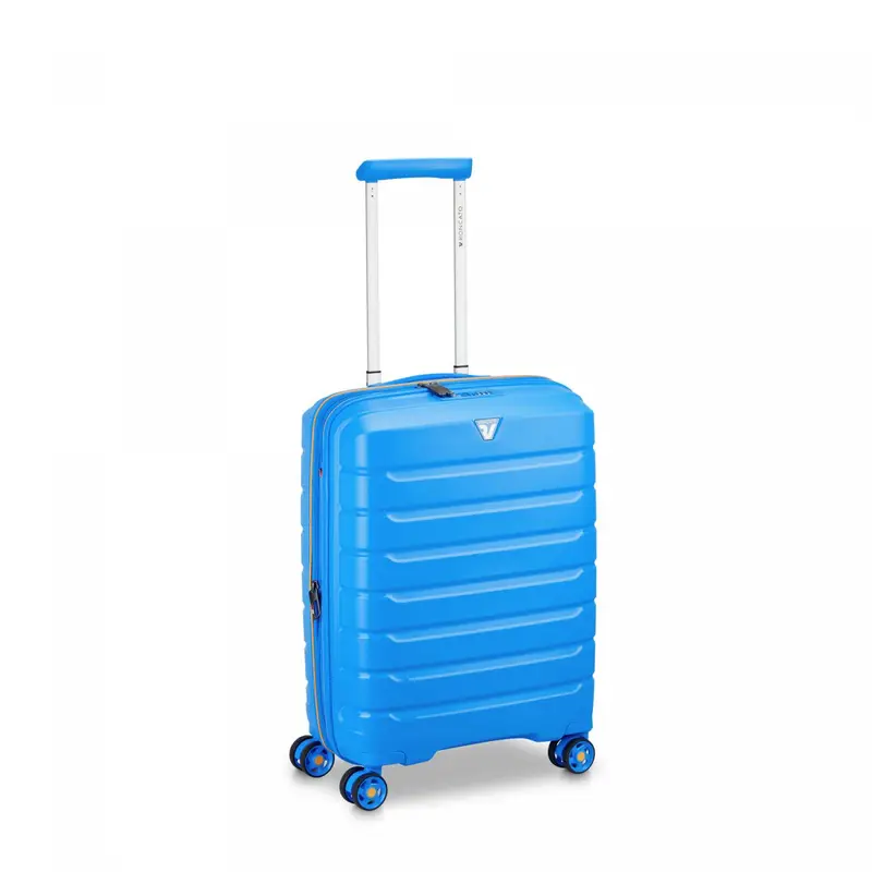 B-flying Trolley Bagaglio A Mano 55x40x20/25 Cm Espandibile - Sky Blue