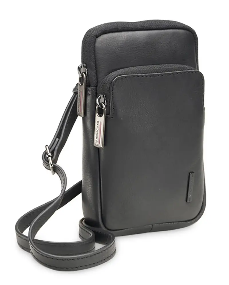 Borsa uomo compatta Roncato Detroit 226 Nera