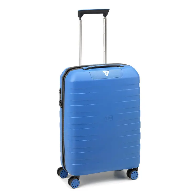 Box Sport Trolley Bagaglio A Mano 55x40x20 Cm - Nero / Oltremare