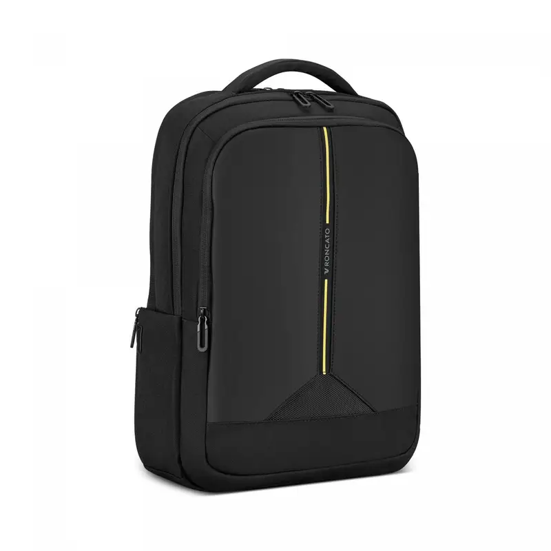 Clayton Zaino Da Lavoro Porta Pc 15.6 - 44x31x15 Cm - Nero/giallo