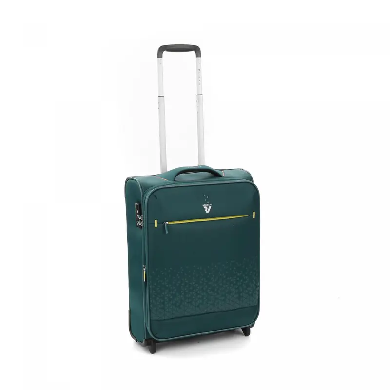 Crosslite Trolley Bagaglio A Mano 2 Ruote 55x40x20/23 Cm Espandibile - Verde Bottiglia