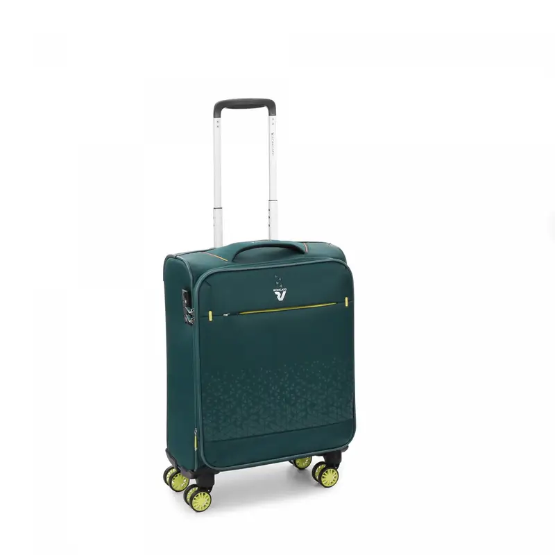 Crosslite Trolley Bagaglio A Mano 55x40x20/23 Cm Espandibile - Verde Bottiglia
