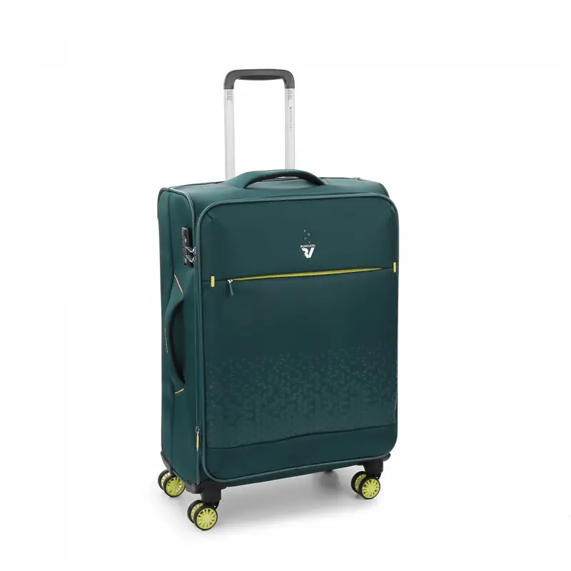 Crosslite Trolley Medio 65 Cm Espandibile - Verde Bottiglia