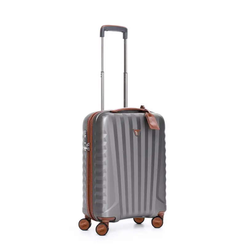 E-lite Trolley Bagaglio A Mano 55x40x20 Cm - Cognac/titanio