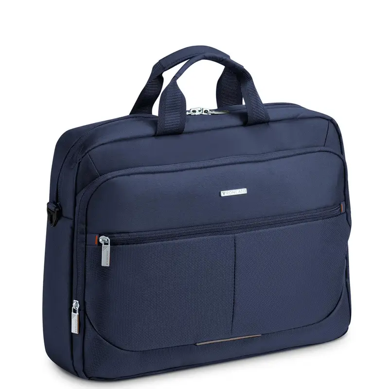 Easy Office 2.0 Borsa Porta Computer Porta Pc 15.6 - 30x40x9 Cm - Blu Notte