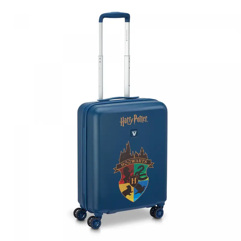 Harry Potter Trolley Bagaglio A Mano 55x40x20 Cm - Blu Notte