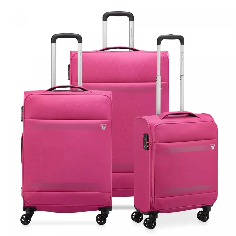 Jazz 4.0 Set Valigie Espandibile Con Zip Magenta