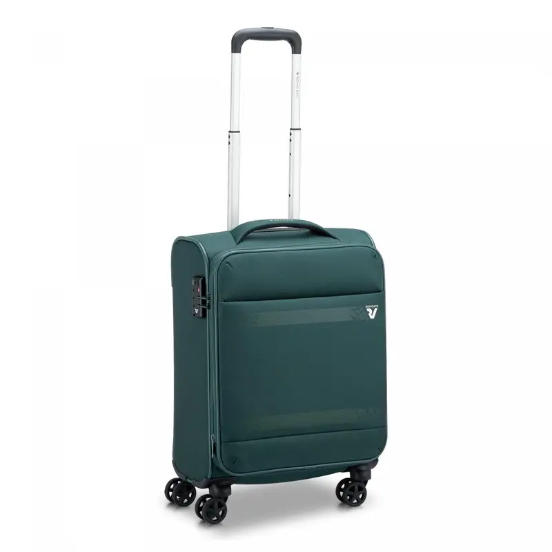 Jazz 4.0 Trolley Bagaglio A Mano 55x40x20/23 Cm Espandibile - Verde Bottiglia