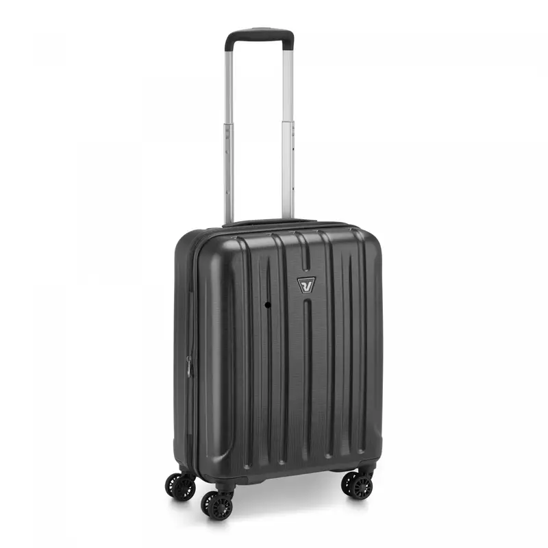 Kinetic 2.0 Trolley Bagaglio A Mano 55x40x20/25 Cm Espandibile - Nero