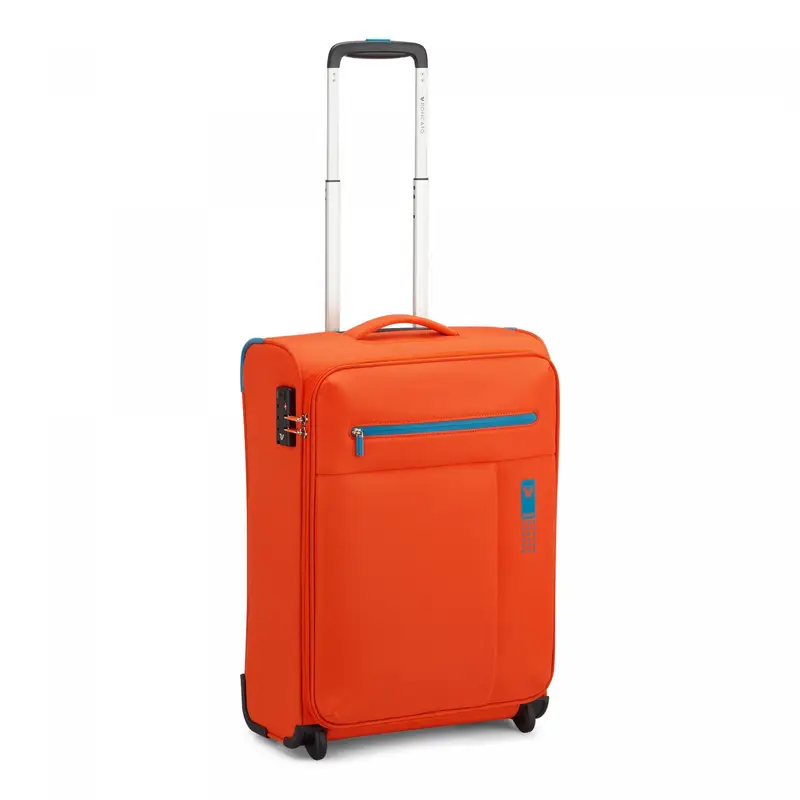 Lite Soft Trolley Bagaglio A Mano 2 Ruote 55x40x20 Cm - Arancione Brillante