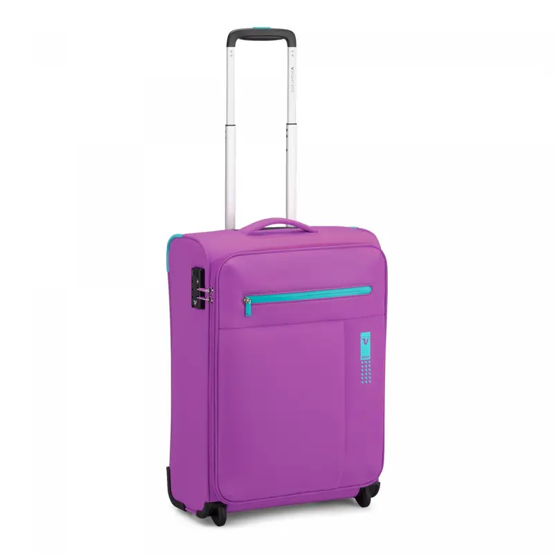 Lite Soft Trolley Bagaglio A Mano 2 Ruote 55x40x20 Cm - Orchidea