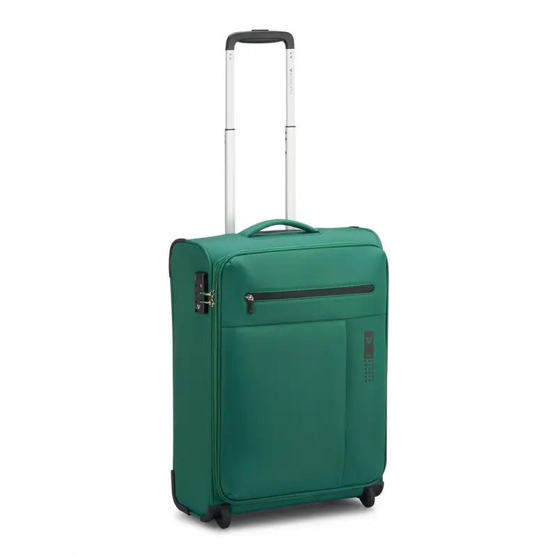 Lite Soft Trolley Bagaglio A Mano 2 Ruote 55x40x20 Cm - Verde Brillante