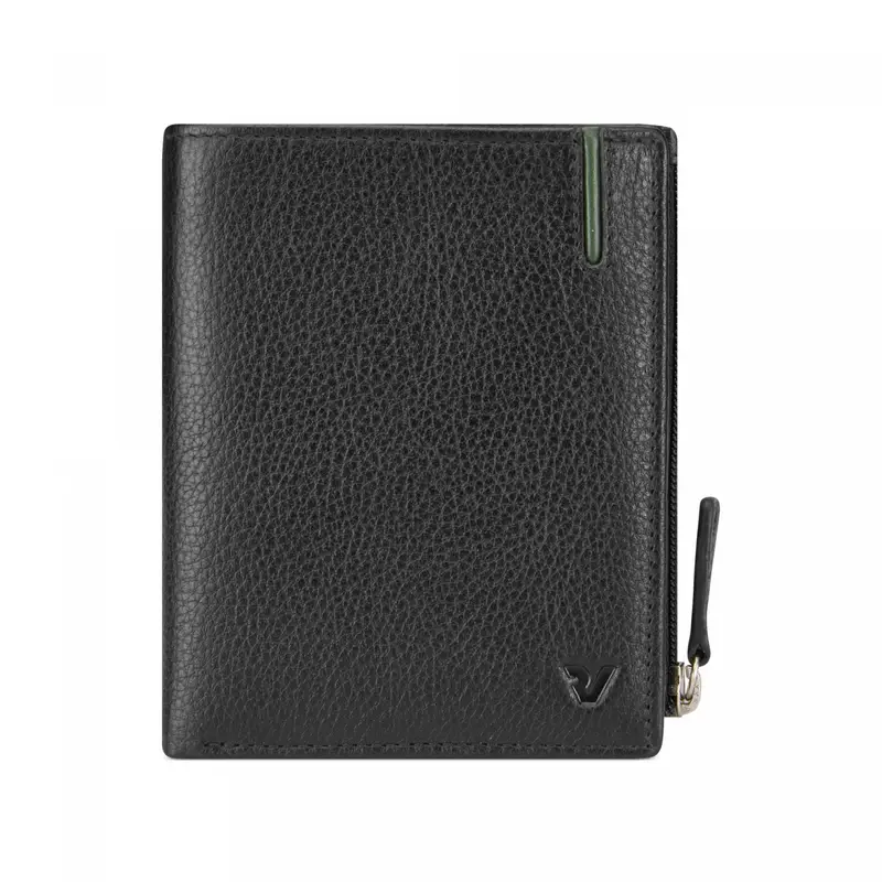 Liverpool Portafoglio Uomo 11x9x1.5 Cm - Nero