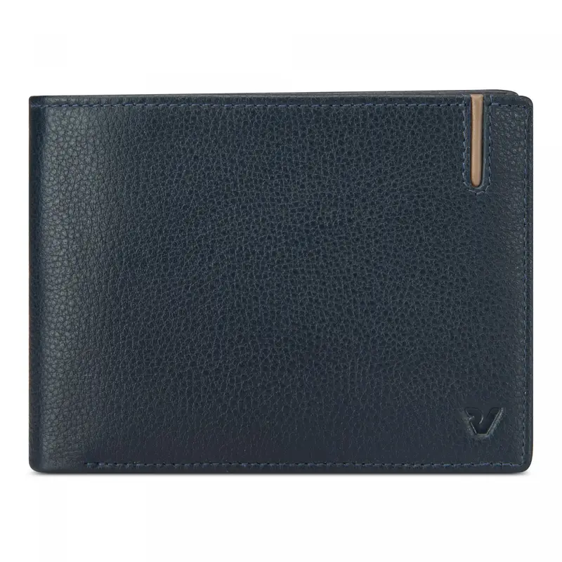 Liverpool Portafoglio Uomo 9.5x12.5x2.5 Cm - Blu Navy