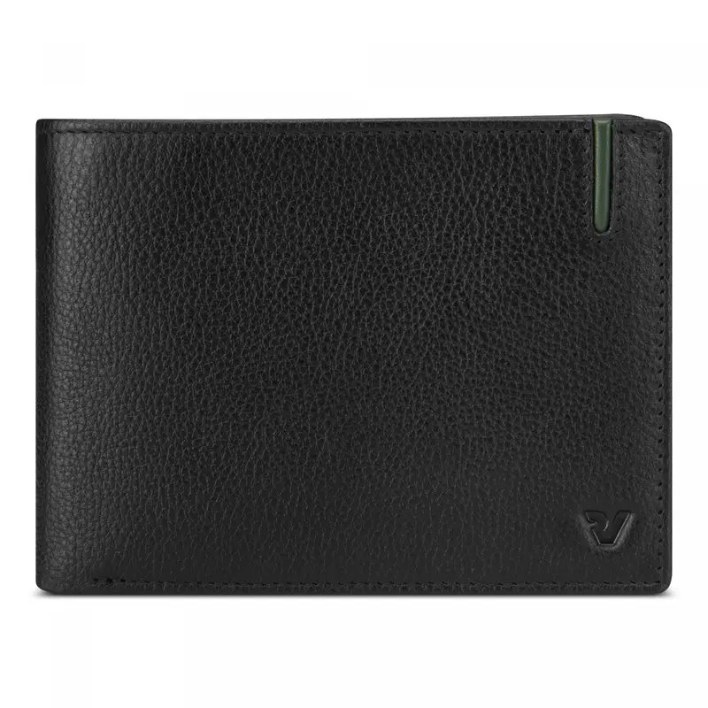 Liverpool Portafoglio Uomo 9.5x12.5x2.5 Cm - Nero