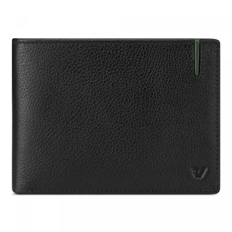 Liverpool Portafoglio Uomo 9.5x12.5x2 Cm - Nero