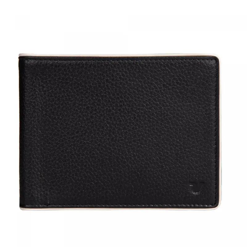 Madrid Portafoglio Uomo 12.5x9.5x1.5 Cm - Nero/blu