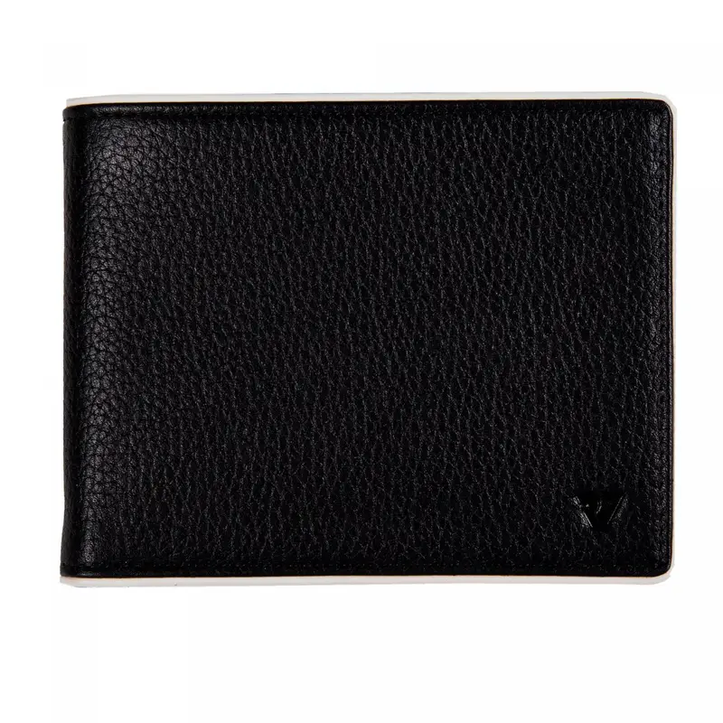 Madrid Portafoglio Uomo 12.5x9.5x2 Cm - Nero/blu